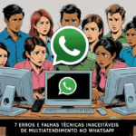 7 Erros e Falhas Técnicas de Multiatendimento WhatsApp Inaceitáveis