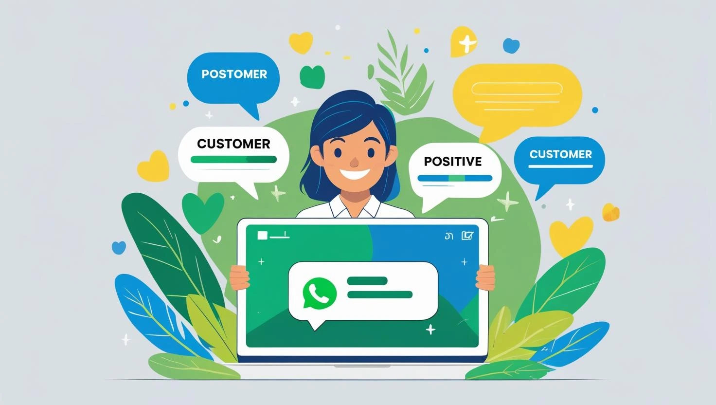 Acabei de desenvolver um artigo de blog e preciso de uma imagem que sera capa deste artigo o titulo do artigo e Plataformas de Atendimento WhatsApp 9 Dicas para Escolher a Melhor O blog pertence