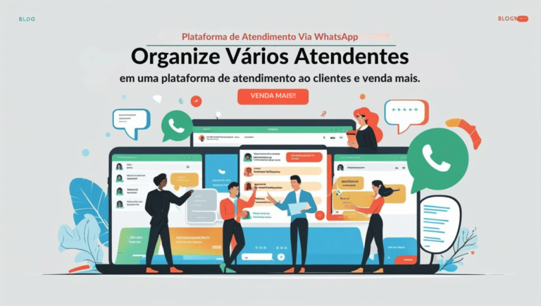 Organize Vários atendentes em Plataforma de Atendimento via WhatsApp e venda mais