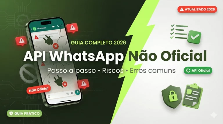 API WhatsApp Não Oficial x API oficial - Capa do artigo