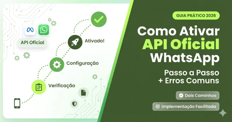 Como ativar API oficial do WhatsApp - guia prático passo a passo 2026 - Chatsac